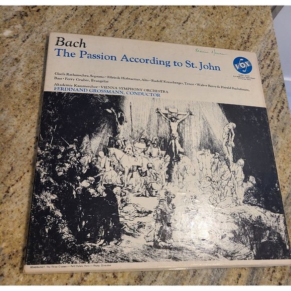 Other - Bach The Passion According To St. John Vinyl Used Ferdinand Grossman